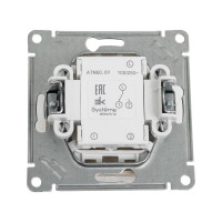 1-клавишный переключатель Systeme Electric Atlasdesign песочный сх.6, 10ах ATN001261