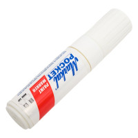 Перманентный маркер Markal POCKET MARKER WHITE белый, с клиновидным/овальным наконечником 97500