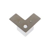 l-образный внутренний соединитель для однофазного шинопровода IEK Lighting белый LT-SO0D-SLV-1-K01