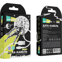 Дата-кабель More Choice USB 2.0A для Type-C TPE 0.25м K14a White