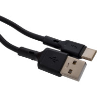 Дата-кабель More Choice USB 2.0A для Type-C  TPE 1м K14a Black