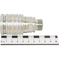 БРС TITAN LOCK 1/2 in серия M ISO 5675 розетка с метрической наружной резьбой, оцинкованная сталь TL4M-SM/22X1.5