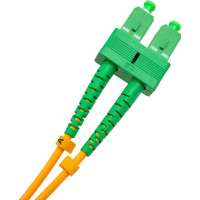 Оптический шнур Cabeus duplex lc/apc-sc/apc 9/125 sm 10м lszh FOP(d)-9-LC/APC-SC/APC-10m