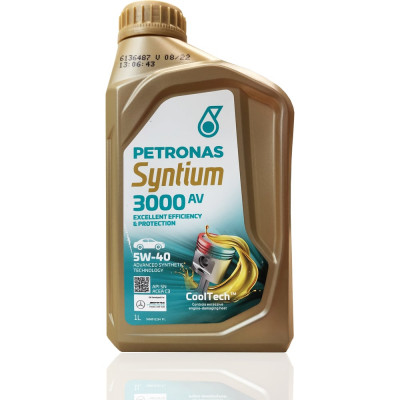 Синтетическое моторное масло Petronas SYNTIUM 3000 AV 5W40 18281619 70179E18EU