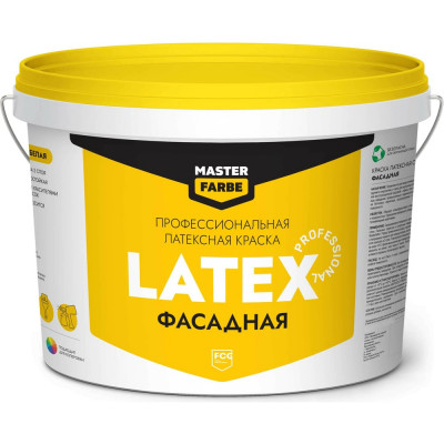 ВД атмосферостойкая фасадная краска MASTERFARBE PROLATEX 4631166884737