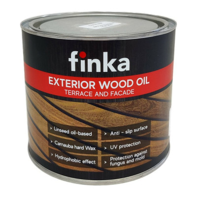 Масло для террас и фасадов Finka Exterior Wood Oil Light grey FO-22LG