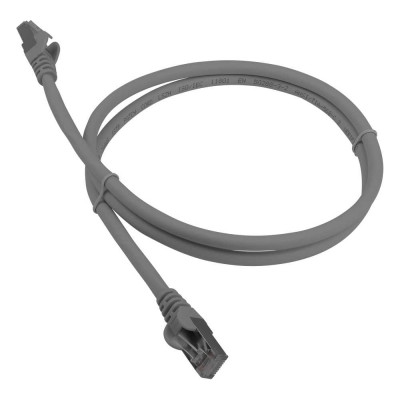 LANMASTER Патч-корд RJ45 - RJ45, 4 пары, S/FTP, категория 8, 3.0 м, серый, LSZH, LAN-PC45/S8-3.0-GY