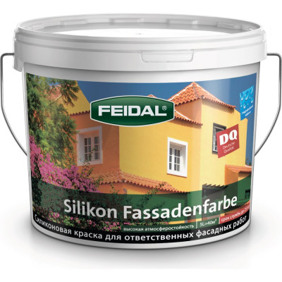 FEIDAL краска Silikon Fassadenfarbe БАЗА 1, 10 л 20100