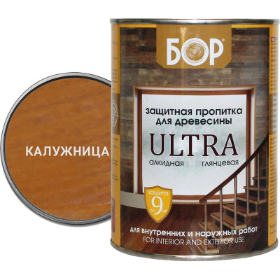 Защитная пропитка для древесины Бор ULTRA 4690417079513