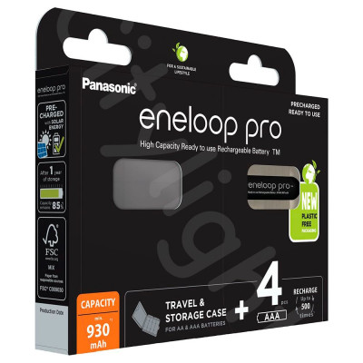 Аккумуляторы Panasonic eneloop pro BK-4HCDEC4BE УТ-00000701