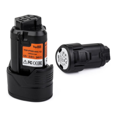 Аккумулятор для AEG BS 12C. 12V 2.0Ah TopOn TOP-PTGD-AEG-12