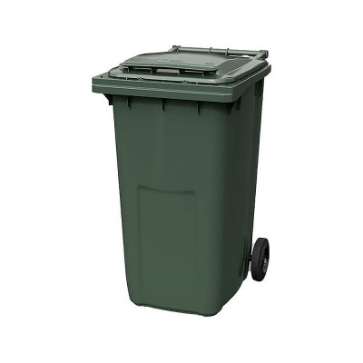 HONEYCOMB Мусорный контейнер 240 л. с крышкой, зеленый M-34.C29.70