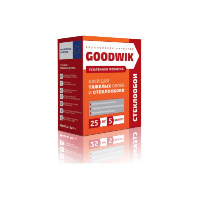 Клей для тяжелых обоев и стеклообоев Goodwik С 25