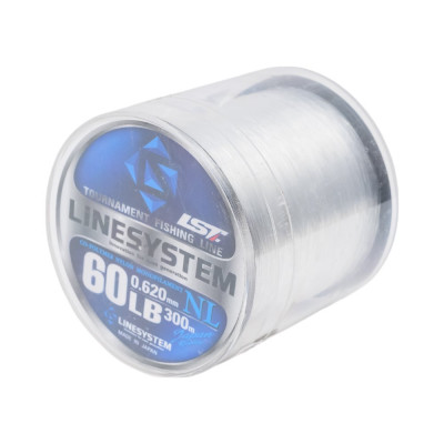 LINESYSTEM леска Bobbin NL clear 300m 60LB #14,0 0,62mm 04382