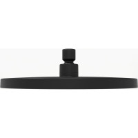 IDDIS Душевая насадка верхняя круглая, матовая черная, optima home, , OPH25BPi64