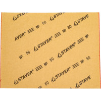 Шлифлист универсальный 5 шт. (230х280 мм; Р80) STAYER 3543-080_z01