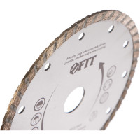 Диск алмазный отрезной Турбо (150 мм; 22.2 мм) для угловых шлифмашин Fit 37474