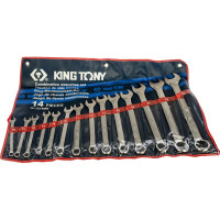 Набор комбинированных ключей KING TONY 10-32 мм 14 предметов 1214MR