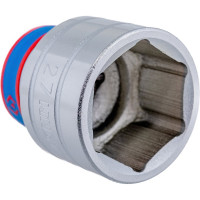 Головка торцевая стандартная шестигранная 1/2", 27 мм KING TONY 433527M