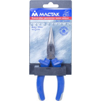 Удлинённые тонкие прямые плоскогубцы 160мм МАСТАК 030-10160H