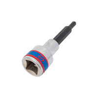 Насадка-бита торцевая (1/2"; TORX 27 с отверстием; 80 мм) KING TONY 403727