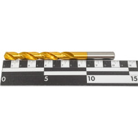 Сверло по металлу Профоснастка 10,1 мм HSS M2 TIN/135 DIN 338, 6 шт., №428 30202108