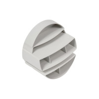 Подставка для канцелярских мелочей 12 шт в упаковке Attache office 8 отделений серая 1112000