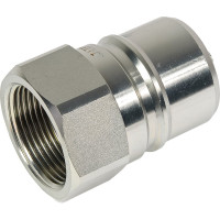 Соединение быстроразъемное серия А ISO 7241-A (1 1/4"; ниппель; оцинкованная сталь) TITAN LOCK TL10AM