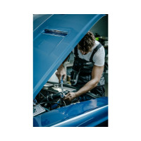Трещотка HOEGERT TECHNIK изогнутая, с кнопкой 3/8, 72 зубца HT1R328