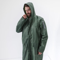 Влагозащитный плащ Delta Plus МА400 зеленый, размер XL MA400VEXG