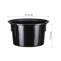 Кашпо со вставкой IDEA МОЗАИКА 340х630 мм, белый М 3410