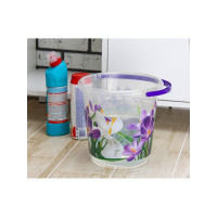 Ведро IDEA ДЕКО 5 л крокусы М 2425