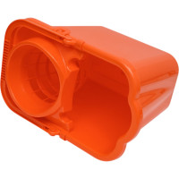 Ведро IDEA прямоугольное 9,5 л с отжимом оранжевый М 2421