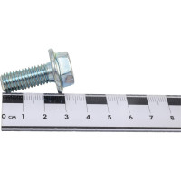 Болт с фланцем ЦКИ DIN 6921, М10х25 8.8, Ц, уп. 25 шт. 62890