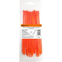Нейлоновый хомут TDM ELECTRIC 2.5х150 мм, оранжевый, 25 штук SQ0515-0366