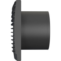 Осевой вытяжной вентилятор DICITI SILENT 5C Matt black, диаметр 125, декоративный 90-03097