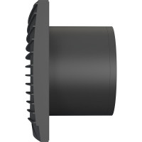 Осевой вытяжной вентилятор DICITI SILENT 5C Matt black, диаметр 125, декоративный 90-03097