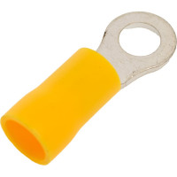 Кольцевой изолированный наконечник KLR ROV-506 с ПВХ манжетой 4.6...6.6мм2/М5/Жёлтый/6500506