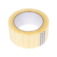 Упаковочная клейкая лента ООО Комус 48 мм x 100 м x 40 мкм, прозрачная, 6 шт./уп. 623632