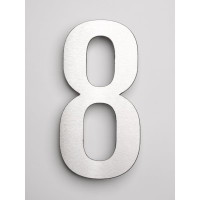 Цифра из металла на дом/ворота/забор, 8_F Промсвязь, 200 мм PSN8F200