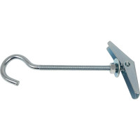 Складной пружинный дюбель с крючком Bohrer М5 SPD-М5