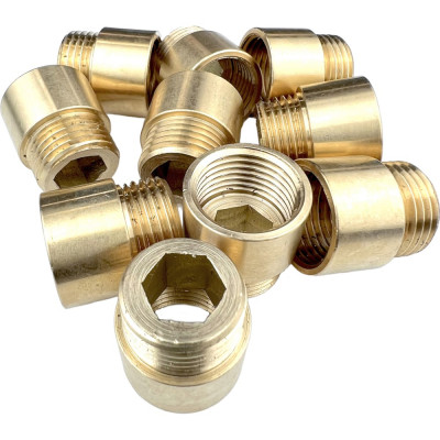 Гайка Профитт удлинительная, НР/ВР 1/2" х 15 мм - 10 шт. 9278212