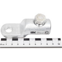 Алюминиевый механический наконечник со срывными болтами IEK АМН 35-150 до 35 кВ UZA-28-S35-S150-135