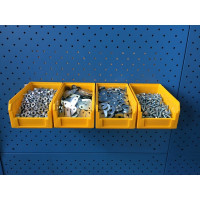 Настенный органайзер СТЕЛЛА-ТЕХНИК 4 ящика V-2, V-2-650-желтый