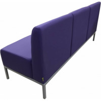 Диван Мягкий офис Компакт трехместный фиолетовый МТКОМ301ФЛ