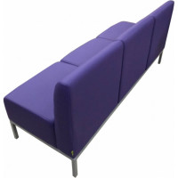 Диван Мягкий офис Компакт трехместный фиолетовый МТКОМ301ФЛ