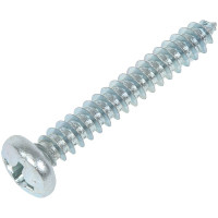 Саморез ZAMETAL 5,5x38 с полукруг. гол., крест. шлиц, DIN 7981, оц., уп. 200 шт. ZA100251