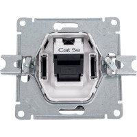 Компьютерная розетка Systeme Electric AtlasDesign Сталь RJ45, механизм SE ATN000983
