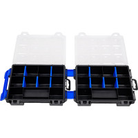 Органайзер для мелочей IDEA двойной ТВИН с перемычками синий М 2959