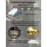 Мыльница-решетка Bath Plus BRONX gold BXG-65709
